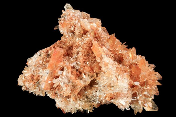 Orange Creedite Crystal Cluster - Durango, Mexico #84216